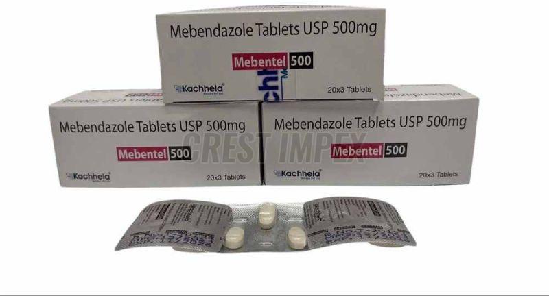 Mebental 500mg Mebendazole Tablets