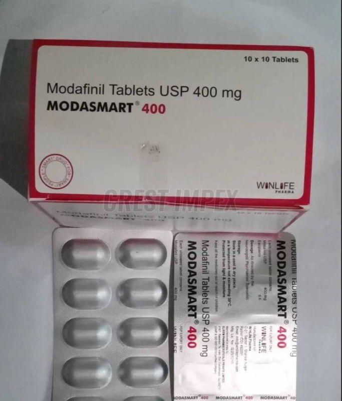 Modasmart 400mg Modafinil Tablets