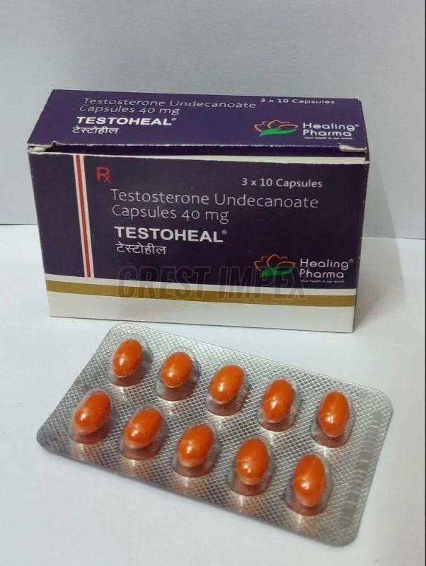 Testoheal Testosterone 40mg Capsule