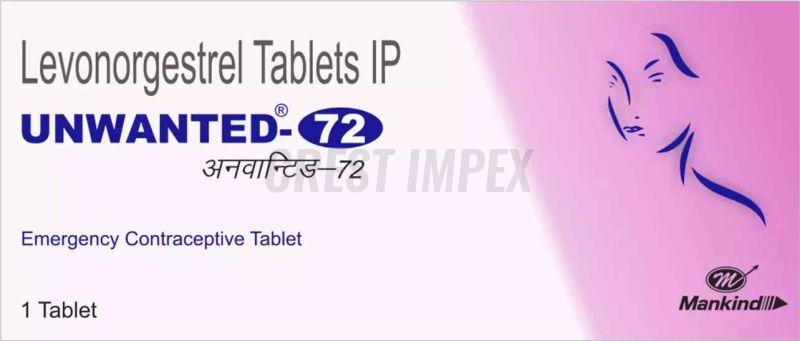 Unwanted 72 Levonorgestrel Tablet