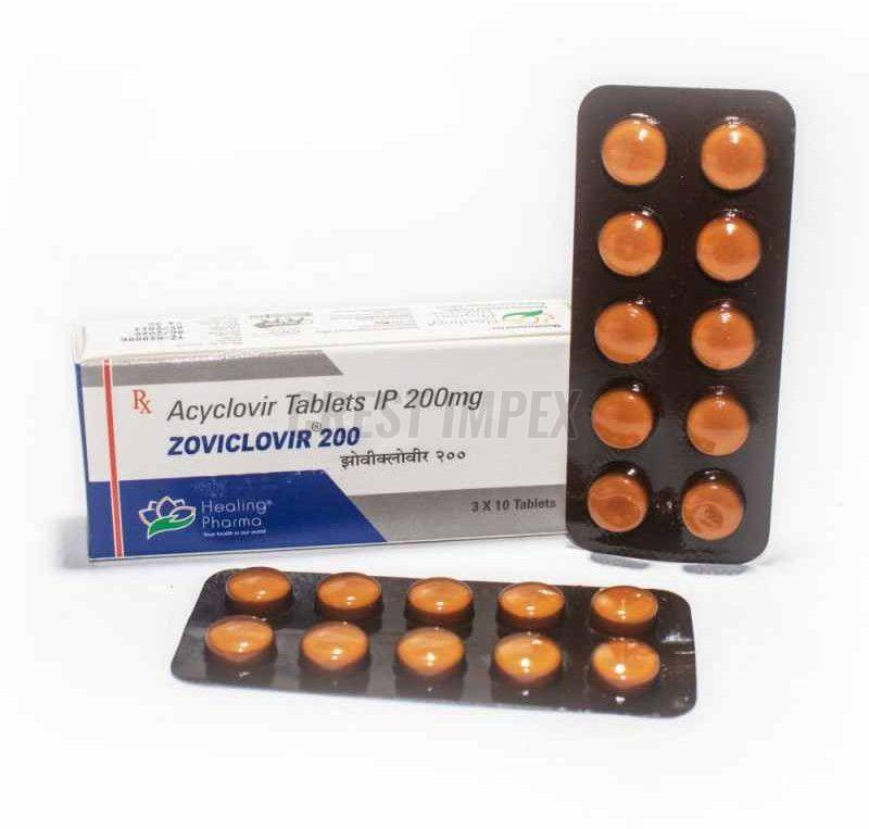 Zoviclovir 200mg Aciclovir Tablet