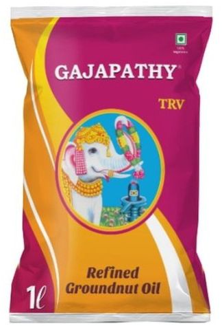 Gajapathy Groundnut Oil (1 Ltr. Pouch)