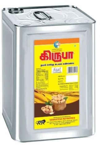 Kirubha Chekku Groundnut Oil (15 Ltr. Tin)