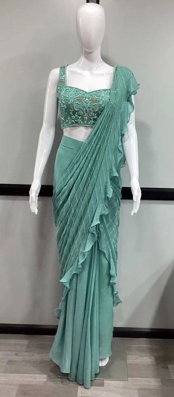 Pre Draped Saree