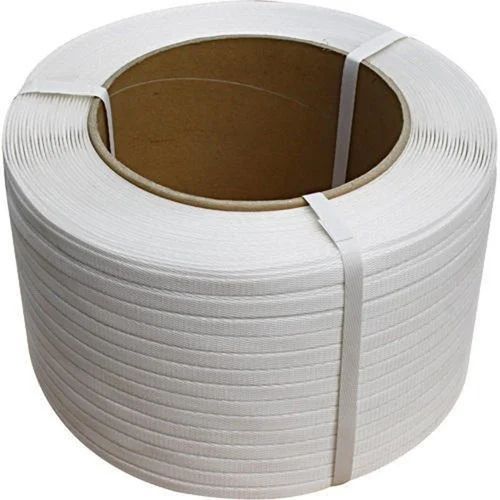 12mm White PET Strapping Roll for Securing Heavy Loads Pallets