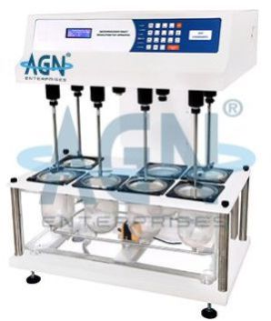Polished AC Microprocessor Dissolution Test Apparatus (Eight Basket)