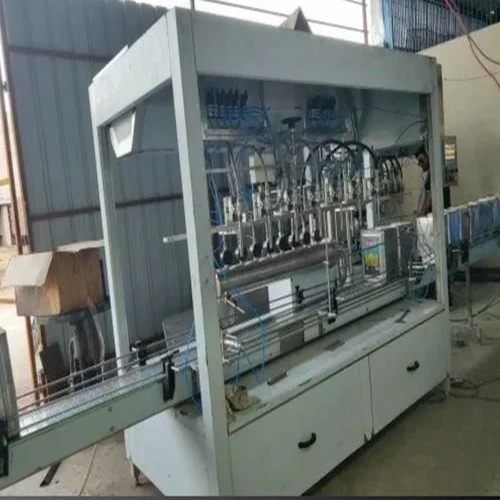 50 /60Hz Electric 6 Head Jar Filling Machine, Capacity : 450 Jars/HR