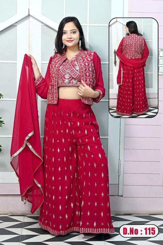 Shivangi D.NO-115 Palazzo with Shrug