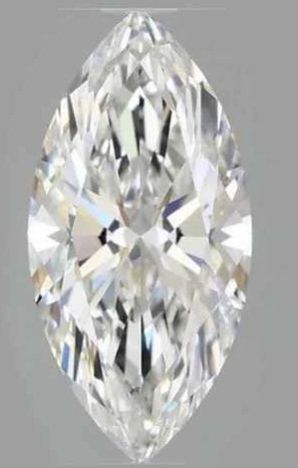 Colorless Marquise Cut Diamond