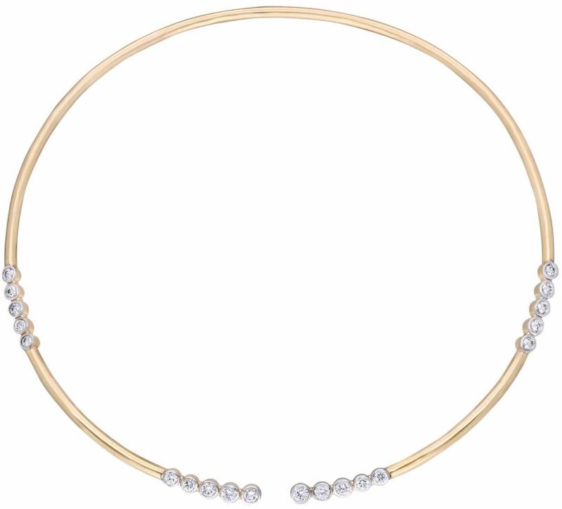 Diamond Hasli Necklace