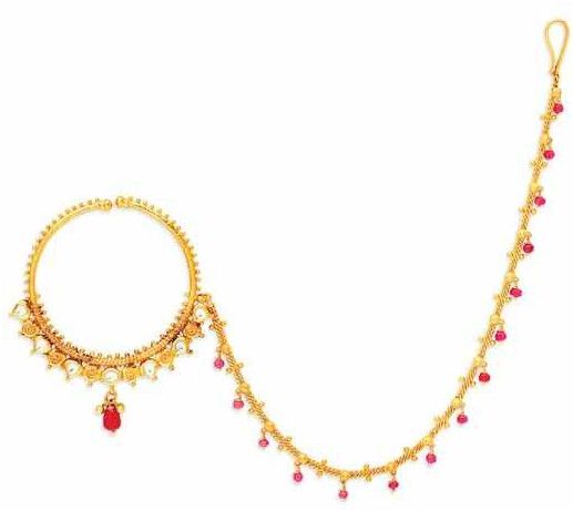 Elegant Gold Nose Ring