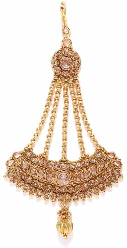 Gold American Diamond Studded Passa