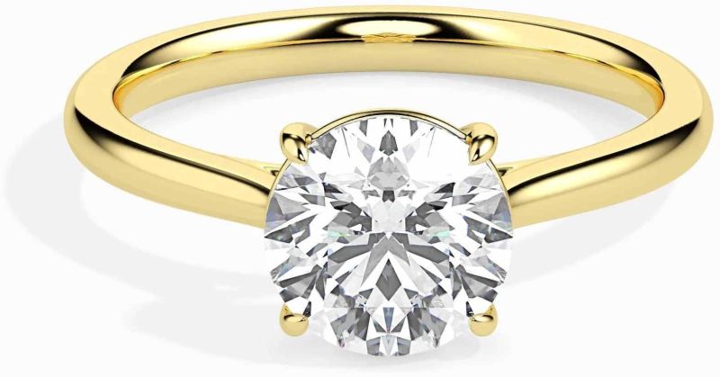 Gold Diamond Engagement Ring