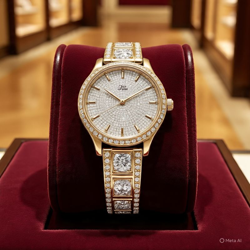 Ladies Diamond Wrist Watch