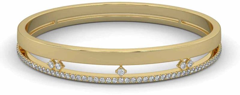 Modern Gold Diamond Bracelet