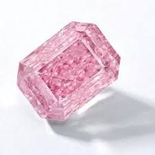 Pink Emerald Cut Diamond for Jewelry