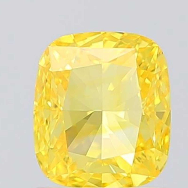 Yellow Emrerald Cut Diamond