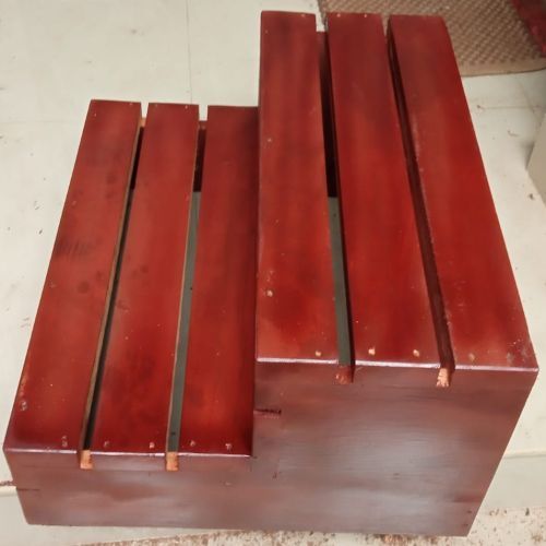 Solid polished hardwood Wooden Step Stool