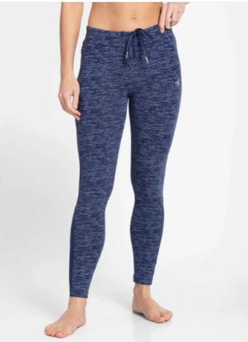 Jockey Blue Melange Yoga Pant for Women