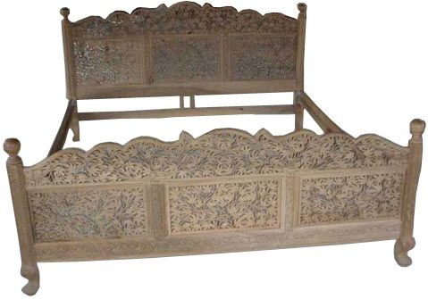 Bed (Chinar Cut Work) for Sleeping Resting
