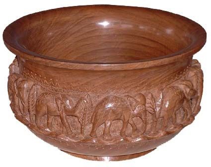 Ceramic Elephant Fruit Bowl for Decorative Functional