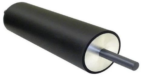 Ebonite Rubber Roller, Color : Black, Length : 1200mm