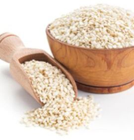 white sesame seeds