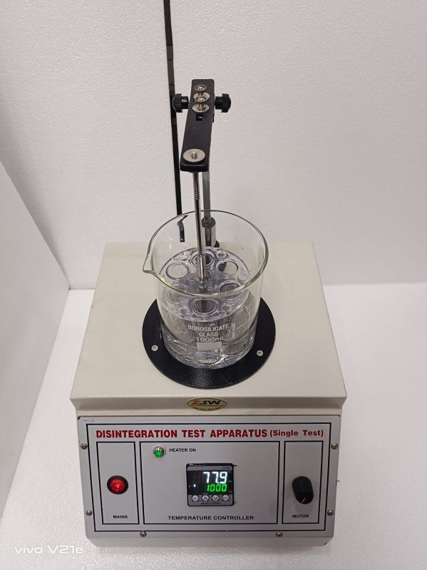 1 Mild Steel Digital Disintegration Test Apparatus , Model Name/number: Zdt - 69