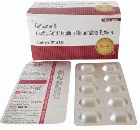 Cefixime & Lactic Acid Bacillus Dispersible Tablets