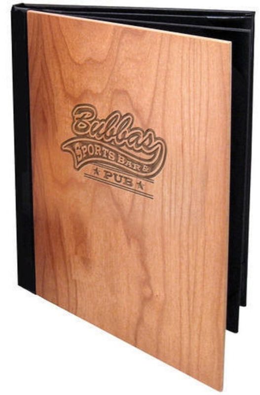Elegant Wooden Menus for Premium Dining