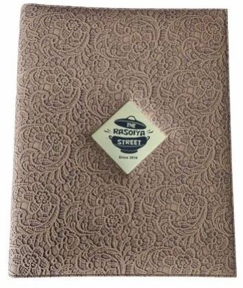 Luxury Leather Menus with Logo Embossing