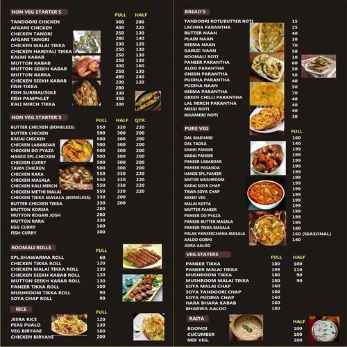 Tabletop Menu Stand Printing Service