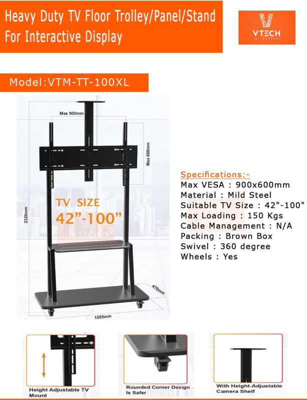 TV Trolley Stand 100Xl