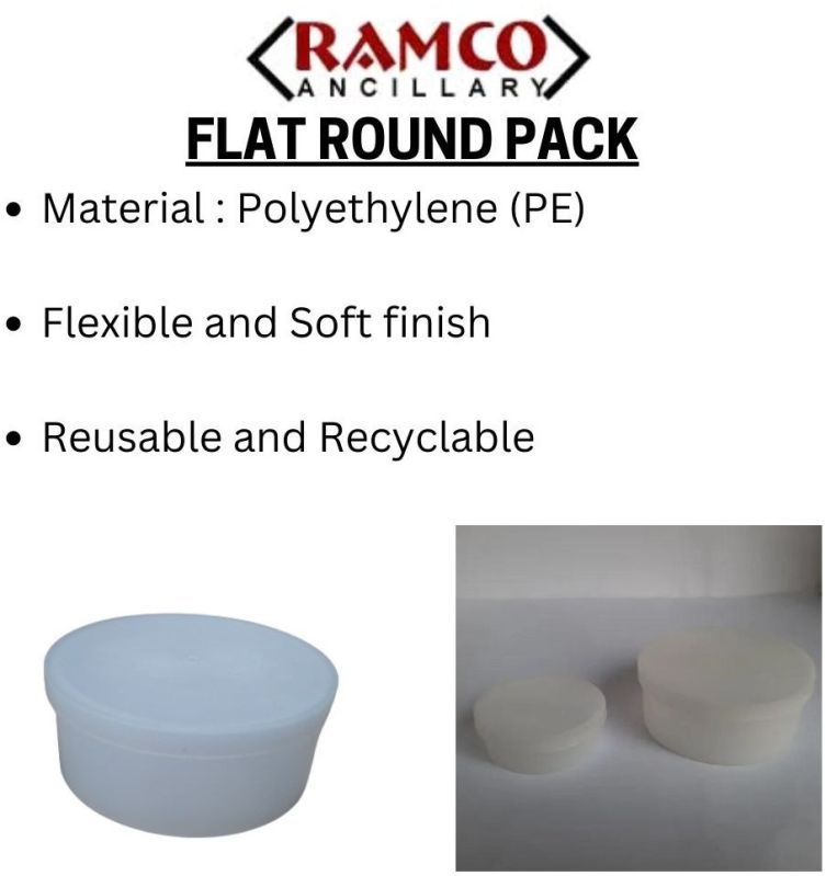 Flat Round Pack Plastic Tool Box