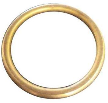 Brass Round Ring, Color : Gold
