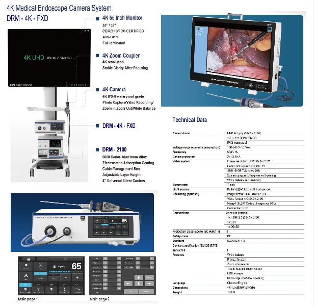 Portable Laparoscopy Urology Gyanecology Surgical Camera
