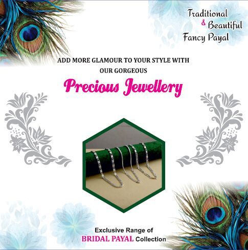 Polly (Polyester) Fancy Payal Adjustable Packing Pouch No.256