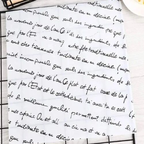 Name Printed One Side Coated Sheets 120 GSM