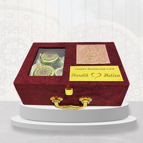 Velvet Wedding Gift Box Contemporary