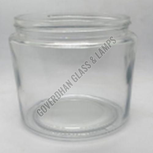 500 Ml Plain Round Glass Screw Jar