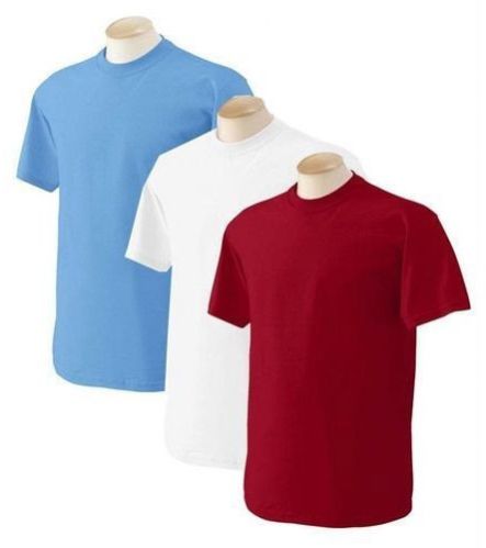 Plain Mens Supima Cotton Regular T-Shirts Casual Wear