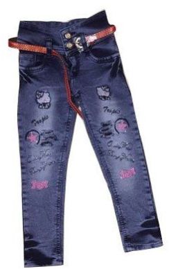 Casual Wear Stretchable Girls Designer Denim Jeans