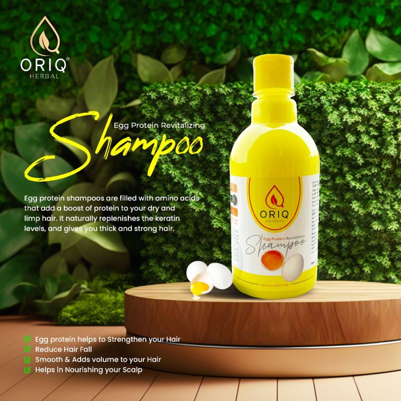 Oriq Herbal Egg Protein Revitalizing Shampoo
