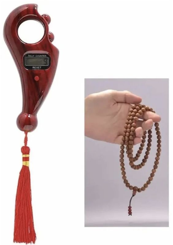 Digital Finger Counter for Pooja Meditation Prayer Jaap Mala (Multicolor) Digital Tally Counter