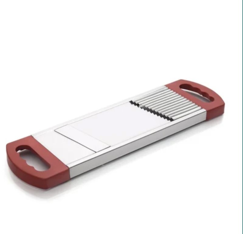 Stainless Steel Baby Plain Potato And Vegetable Slicer, For Manual