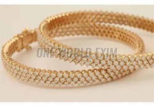 Designer Diamond Gold Bracelet