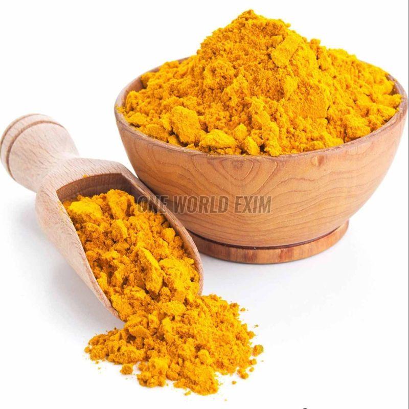 Dried Yellow Turmeric Powder