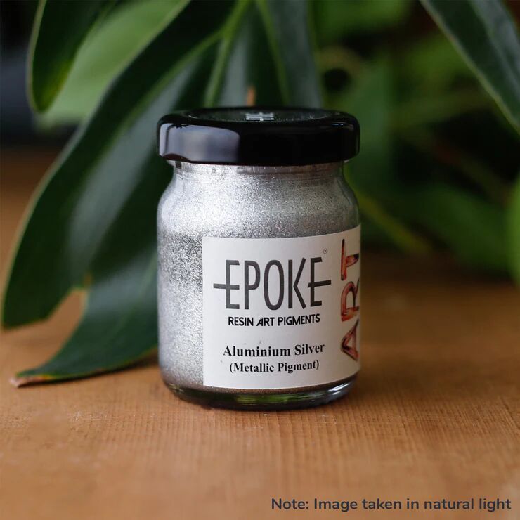 Aluminium Silver – Epoke Art Metallic Gel – 70g