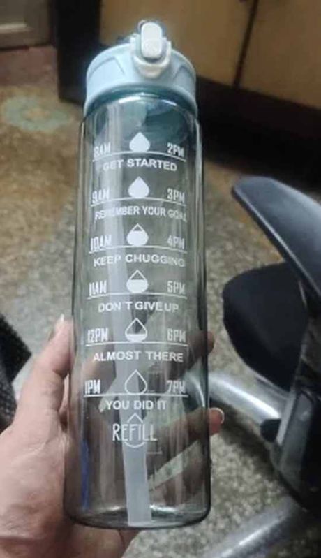 1L Motivational Water Bottle