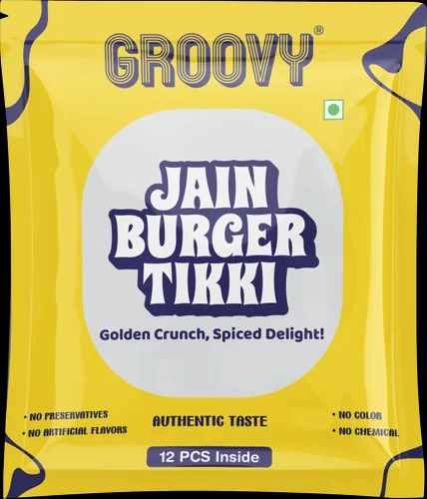 Groovy Frozen Jain Burger Tikki